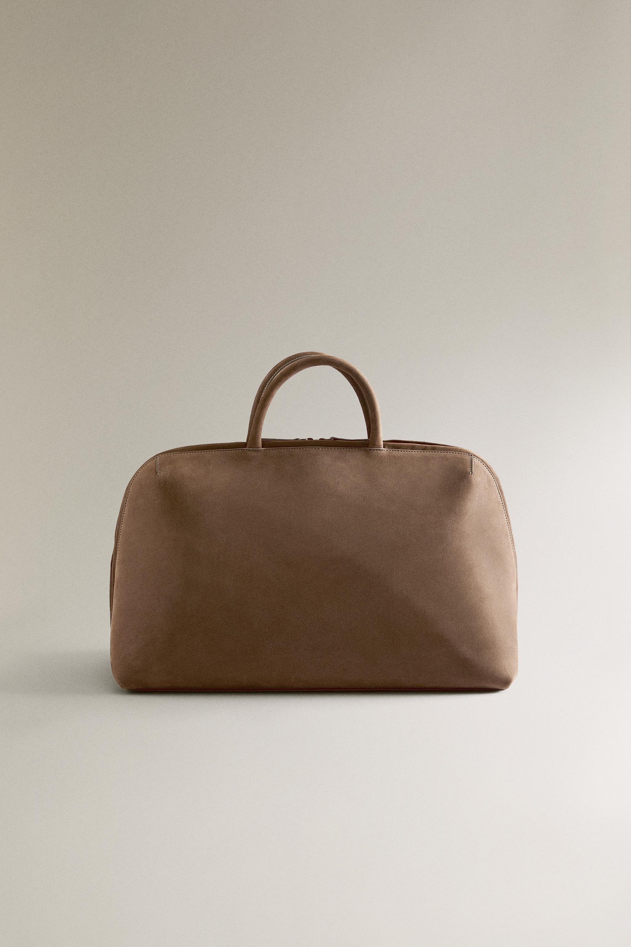 SAC DE BUREAU CUIR NUBUCK